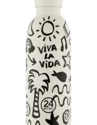 24bottles Термобутилка Clima 050 Viva la Vida в бяло Clima.050.Viva.la.Vida