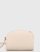 A.P.C. Кожена чанта sac demi-lune mini