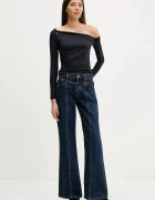 Abercrombie & Fitch Блуза с дълги ръкави дамска в черно KI139-5885-900
