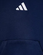 adidas Детски суичър в синьо с качулка с апликация JY0612