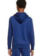 adidas Детски суичър в синьо с качулка с апликация JY0612