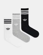 adidas Originals Чорапи 3-Stripes (3 чифта) в черно JV7418