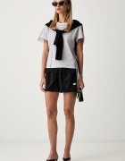 adidas Originals дамски Pleated Spacer черни със стандартна талия LG4323