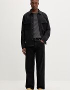 adidas Originals дънки регулярни мъжки Firebird черни KD1497