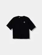 adidas Originals Детска памучна тениска TEE в черно с изчистен дизайн IW3507