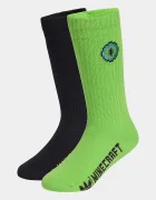 adidas Originals Детски чорапи MINECRAFT (2 чифта) в черно KE4857