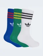 adidas Originals Детски чорапи с памук (3 чифта) в синьо KE4616