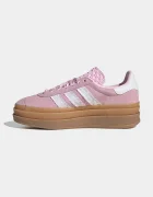 adidas Originals GAZELLE BOLD маратонки за деца от велур розови KJ2430