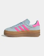 adidas Originals GAZELLE BOLD маратонки за деца от велур сини KI9837