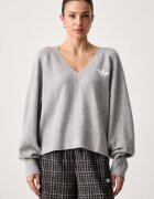 adidas Originals пуловер дамски Essentials Knit сив IA4446