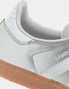 adidas Originals SAMBA OG маратонки за деца от кожа сребърни KK2327