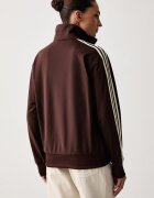 adidas Originals суичър с цип дамски Firebird кафяв LC6499