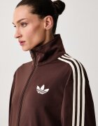 adidas Originals суичър с цип дамски Firebird кафяв LC6499
