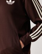 adidas Originals суичър с цип дамски Firebird кафяв LC6499