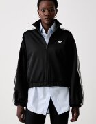 adidas Originals суичър с цип дамски Lace Injection черен LG4279