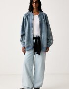 adidas Originals яке бомбър дамско от деним синьо KQ6473