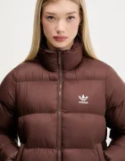 adidas Originals Яке Short Puffer в кафяво зимен модел JX2948