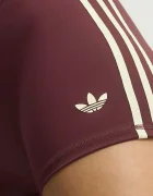adidas Performance спортен къс панталон дамски Originals Sport бордо със стандартна талия KT6965
