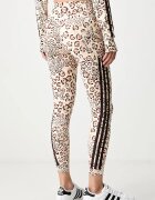 adidas спортен клин дамски x Farm Rio бежов с ниска талия KR0231