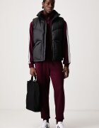 adidas спортен комплект анцуг мъжки с памук Three Stripes бордо KY2282