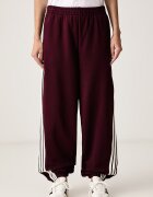 adidas спортен панталон дамски от памук бордо с висока талия KV9900