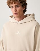 adidas суичър с качулка мъжки от памук бежов KW2314