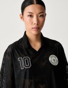 adidas тениска дамска от дантела x Farm Rio черна KR0238