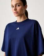 adidas тениска дамска от памук Essentials тъмносиня KY3136