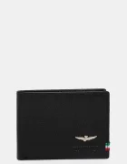 Aeronautica Militare Кожен портфейл мъжки в черно AM100