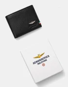 Aeronautica Militare Кожен портфейл мъжки в черно AM100
