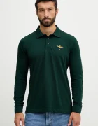 Aeronautica Militare Памучна блуза с дълги ръкави