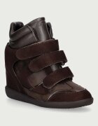 Aldo BELISSA маратонки дамски кафяви със скосена платформа 14505733