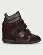 Aldo BELISSA маратонки дамски кафяви със скосена платформа 14505733