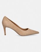 Aldo обувки с ток от велур VERONE бежови 14296284 Pillow Walk