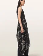 AllSaints асиметрична блуза дамска ENOLA черна W016PF