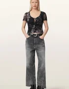 AllSaints блуза дамска GABBY черна на цветя W153JE