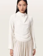 AllSaints блуза дамска LESLIE бежова W164PC