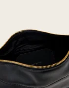 AllSaints чанта crossbody дамска от кожа черна W546XD