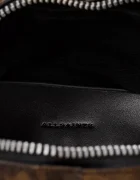 AllSaints чанта crossbody дамска от велур ROSALIE кафява W722XD