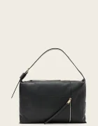 AllSaints чанта дамска от кожа ALBA черна W266XE