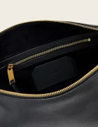 AllSaints чанта дамска от кожа ALBA черна W266XE