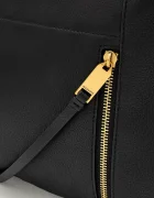 AllSaints чанта дамска от кожа ALBA черна W266XE