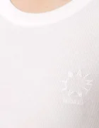 AllSaints домашна блуза дамска от модал STEVIE HAVEN LS TEE бяла W041JF