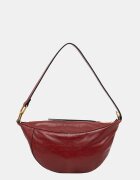 AllSaints Кожена чанта LUNA в червено W139XE