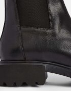 AllSaints Кожени боти челси Hallie Boot в черно с равна подметка W115FB