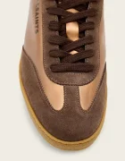AllSaints Кожени маратонки Thelma Sneaker в бежово W111FB