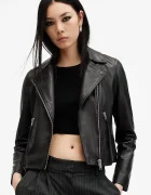 AllSaints Кожено яке DALBY в черно преходен модел W086LB
