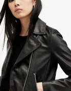 AllSaints Кожено яке DALBY в черно преходен модел W086LB