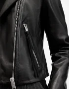 AllSaints Кожено яке DALBY в черно преходен модел W086LB
