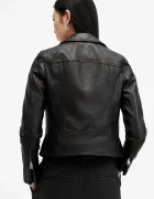 AllSaints Кожено яке DALBY в черно преходен модел W086LB
